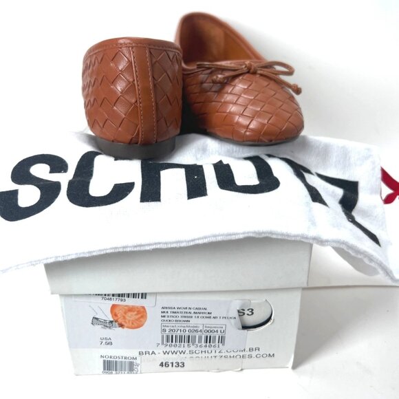 SCHUTZ Brown Woven Flats - Picture 6 of 8